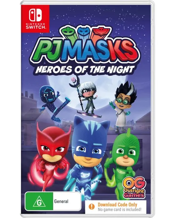 Masques PJ Heroes of the Night (Code en boîte) - Interrupteur Nintendo