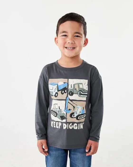 T-shirt à manches longues imprimé