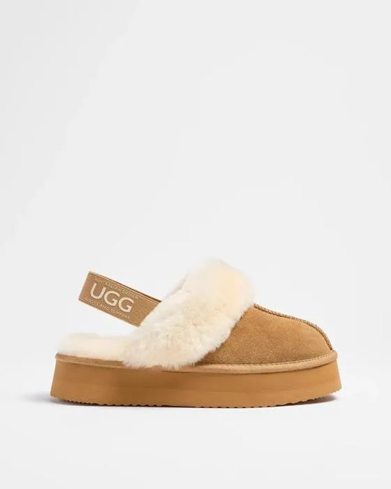 Boots et pantoufles Ugg Design Australiennes Femmes Pantoufles et cuir Platform Sling Back Slipper