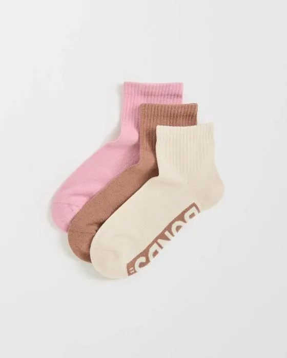 Chaussettes d'équipage de 3 quarts de packs