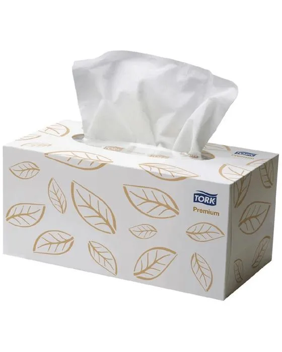 Tissus à visage de 2 plis de Tork Premium 224 feuilles