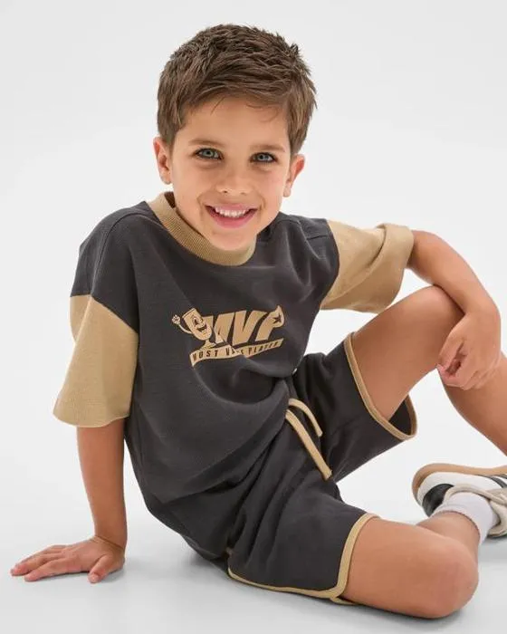 Cible Enfants Australien coton T-shirt et shorts texturés 2 pièces