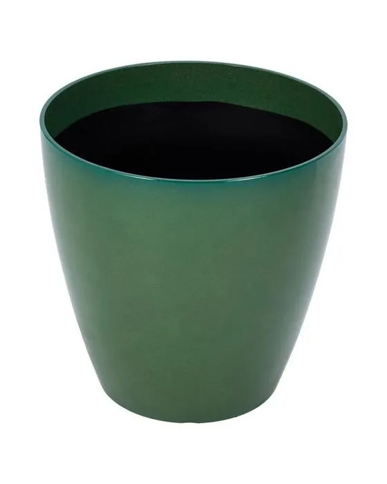 49cm vert émaillé look Pot en plastique