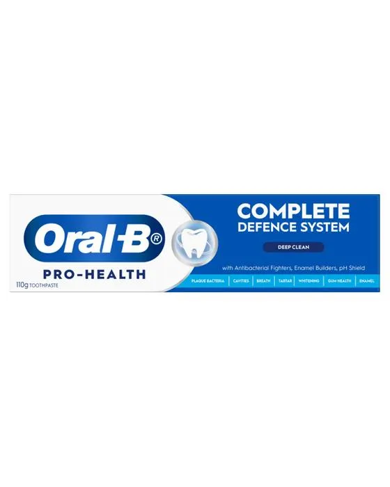 Système de défense complet pour la santé Oral-B Dentifrice à l'état pur 110g