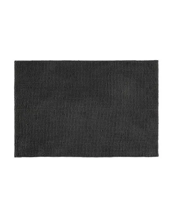 Tapis de bain doux à bascule - Gris