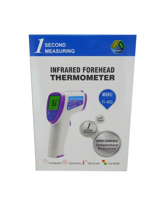 Thermomètre infrarouge à tête avant