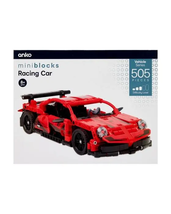 Série de véhicules Mini Blocks 505 Piece: Voiture de course
