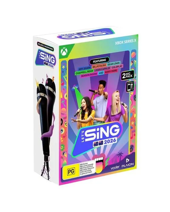 Sing 2026 2 Mic Bundle - Xbox Series X