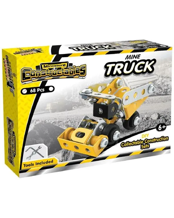 Miniature Constructibles Camion de mine 68 pièces