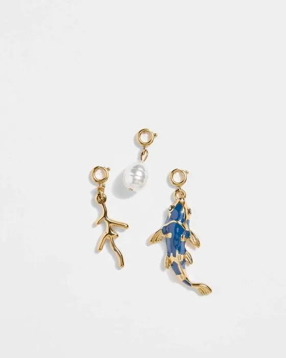 Cible Femme Imperméable 3 Pack Ocean Thème Charm Set