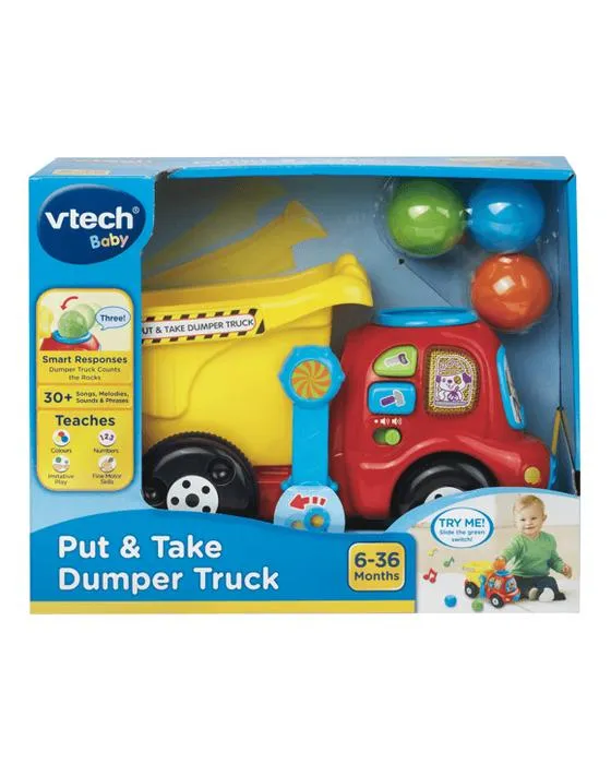 VTech mettre et prendre camion dompter - rouge