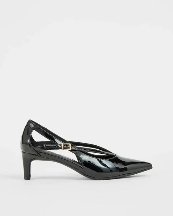Cible femme fermé dos V-forme talon de robe