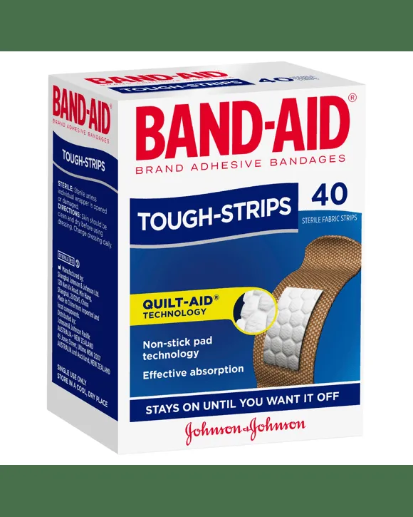40 Bandages adhésifs de groupe Johnson & Johnson