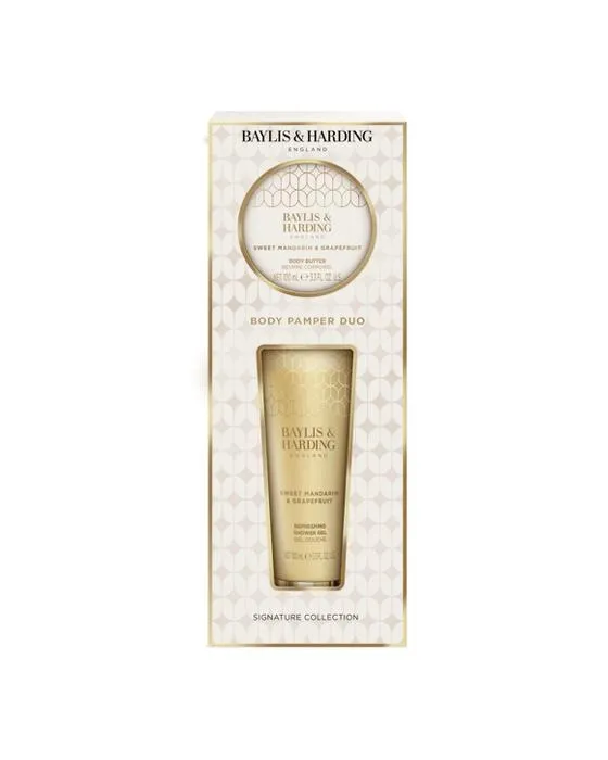 Collection Baylis & Harding Signature Corps Pamper Duo - Mandarine et pamplemousse doux - Multi