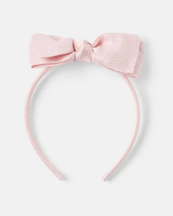 Bandeau de tête de la Bow - Rose