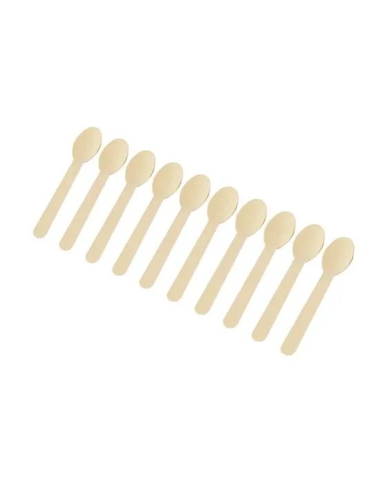 10 pièces de cuillères en bois