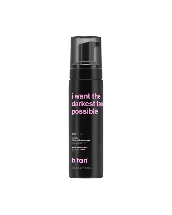 b.tan Je veux la plus sombre Tan possible Self Tan Mousse 200ml
