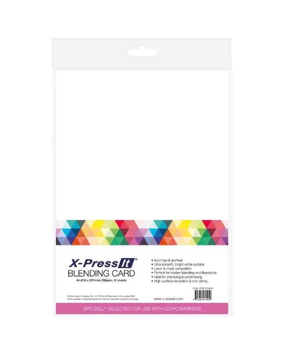 X-Press It A4 Blending Card 10 Pack