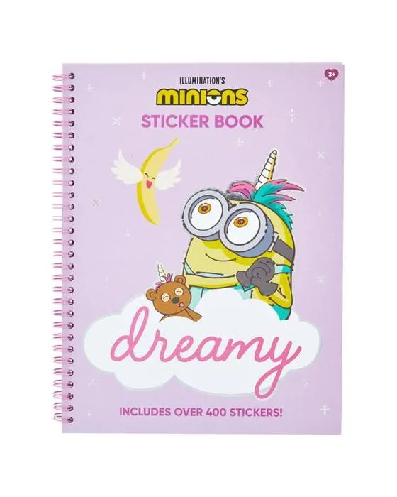 Livre d'autocollant rêveux des Minions d'Illumination