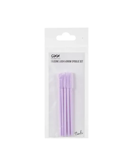 OXX Cosmétiques Silicone Lash and Brow Spoolie Set - Purple
