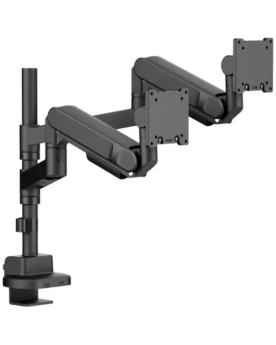Braceau à double moniteur à double monture à pôles 24"-57"