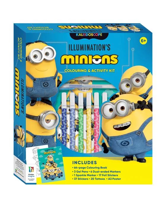 Kit de coloration et d'activité des mineurs d'illumination Kaléidoscope - Livre
