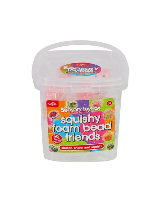 20 Pack ToyMania The Sensory Toy Box Squishy Mousse Perles Amis Ensemble