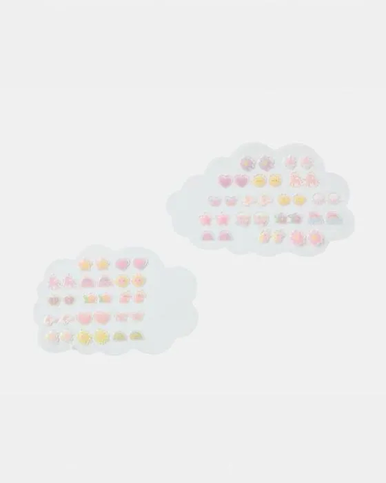 Boucles d'oreilles à bâton de 30 paquets - Licorne