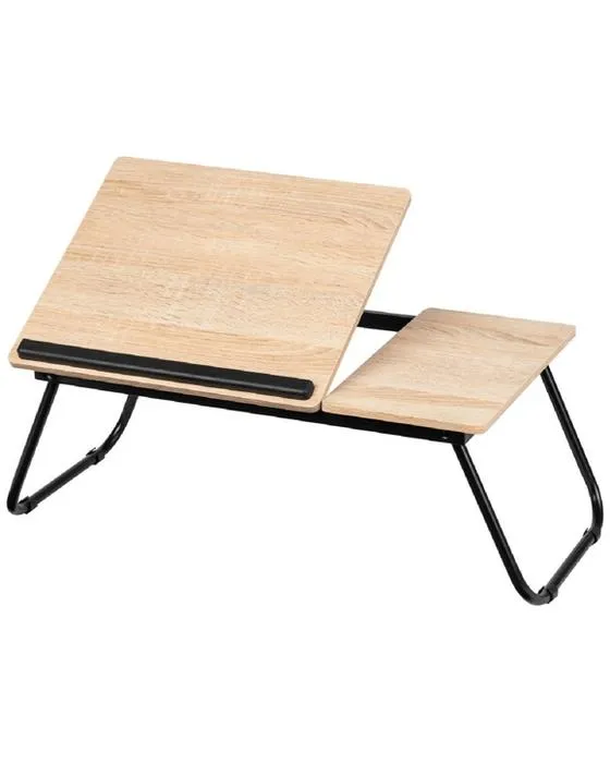 Table portable de lecture Chêne et noir