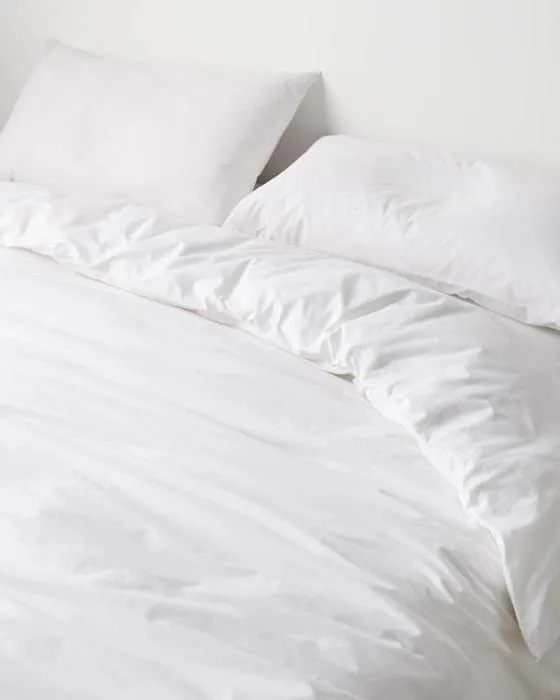Ensemble de couverture de matelas à l'Arlo Stonewash - King Bed - White