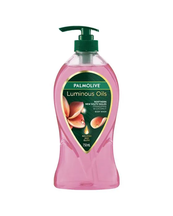 Palmolive Huiles Lumineuses Lavage du corps 750ml - Nord de la Nouvelle-Galles du Sud Frangipani et noix de coco