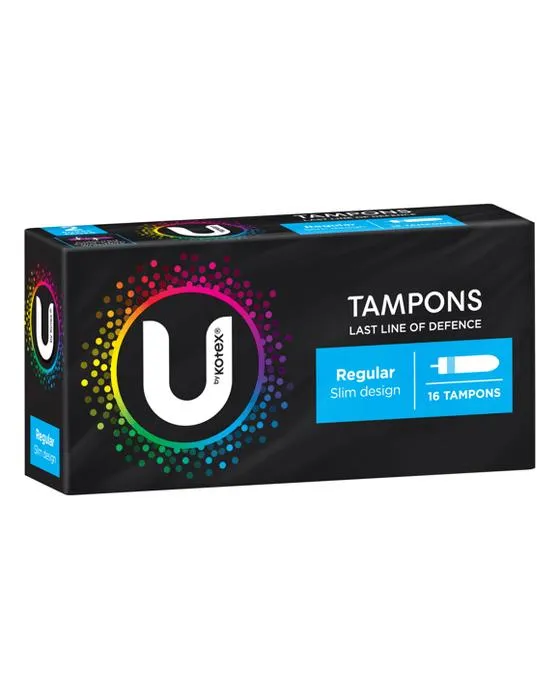 U par Kotex 16 Pack Tampons Slim réguliers
