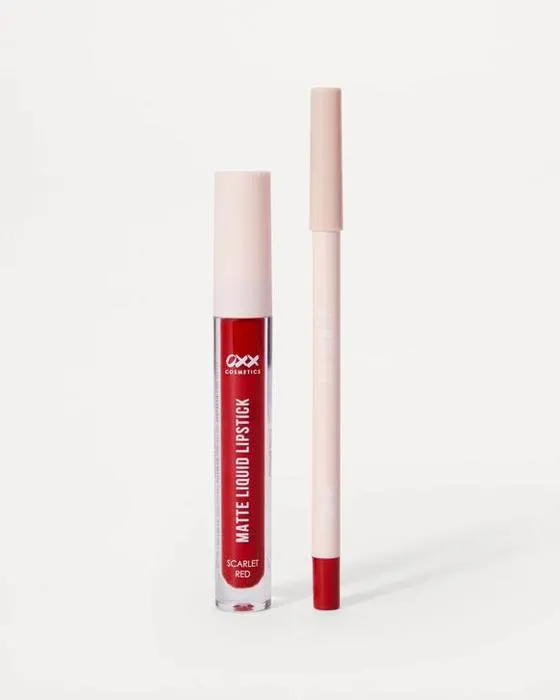 Kit pour lèvres cosmétiques OXX - Rouge écarlate