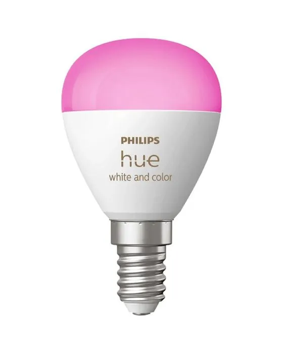 Ampoule intelligente Philips Hue Lustre P45 Blanc/Couleur Ambient E14