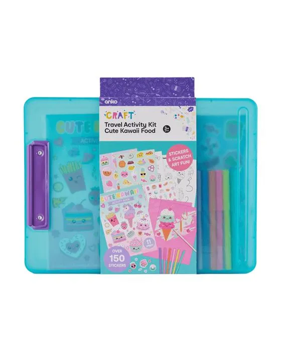 Trousse d'activités de voyage - Mignon Kawaii Food