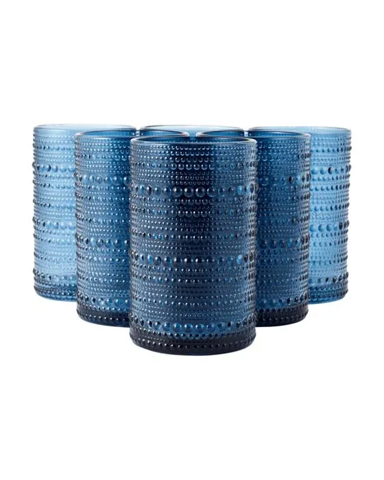 6 Lunettes de hauteballe Blue Pearls