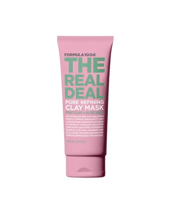 Formule 100,6 Le véritable masque à argile de finition de pores 100ml - Argile rose et Aloe Vera