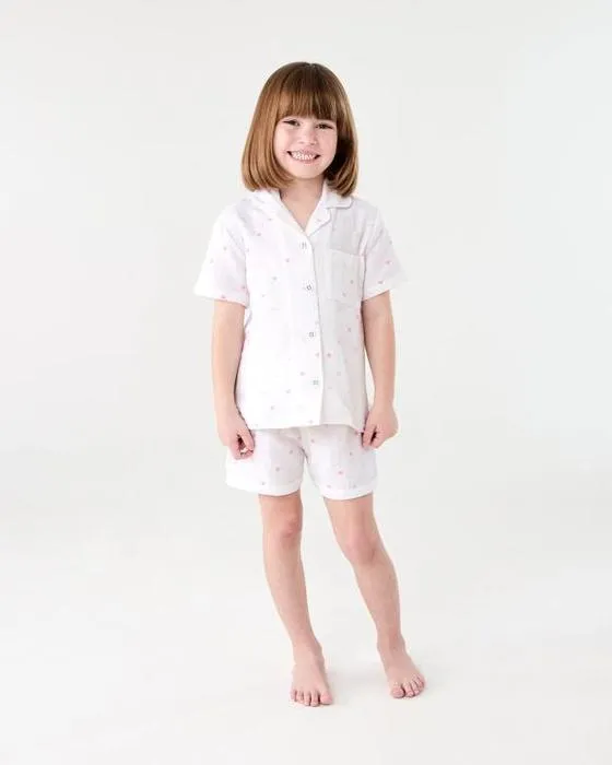 Set de pyjama tissé à manches courtes