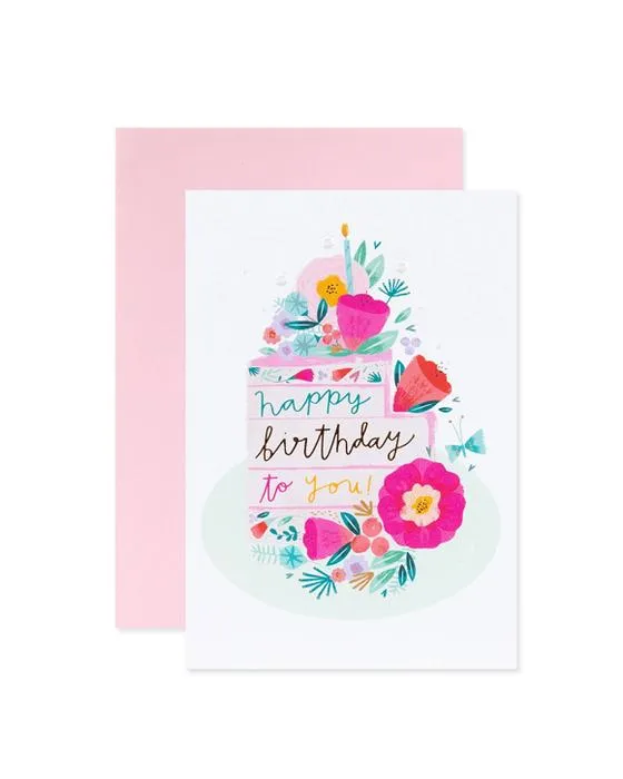 Connexions de la carte d'anniversaire Hallmark - Cake Slice