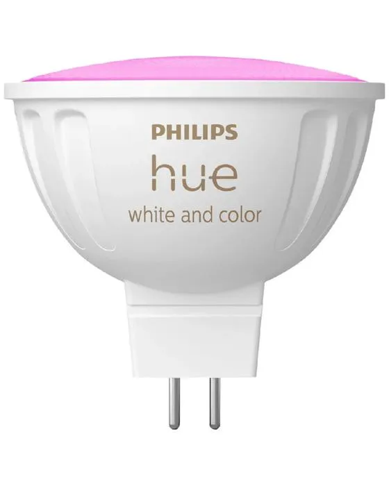 Ampoule intelligente Philips Hue MR16 Blanc/Ambiant couleur