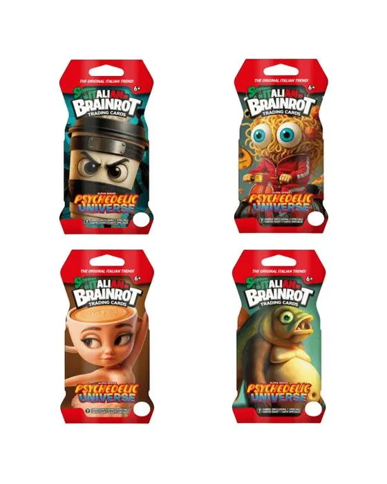 Skifidol Italien Brainrot Trading Card Jeu Blister - Assortiment