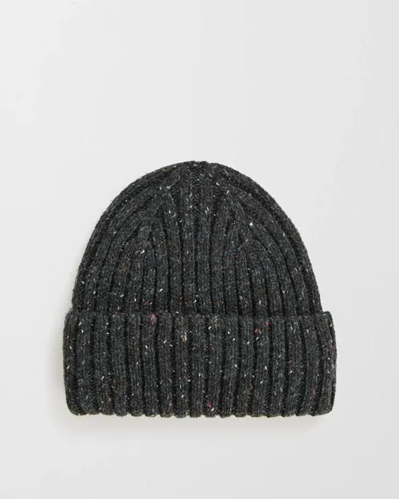 Cible Homme Chunky Knit Nep Bonnet