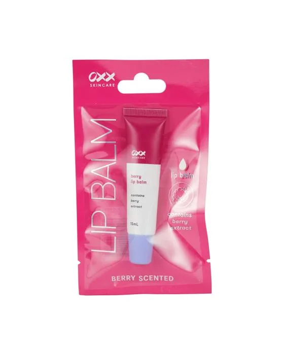 Baume à lèvres OXX pour soins de la peau 15ml - Parfumé au Berry