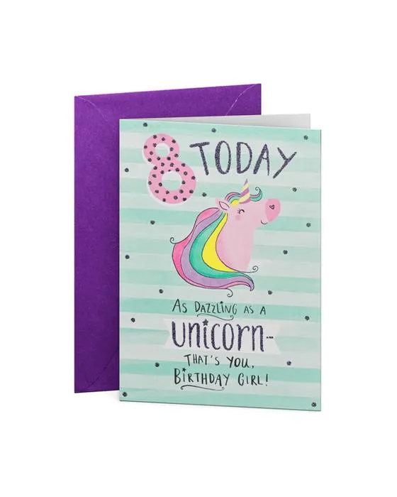 Carte d'anniversaire Hallmark - 8 ans