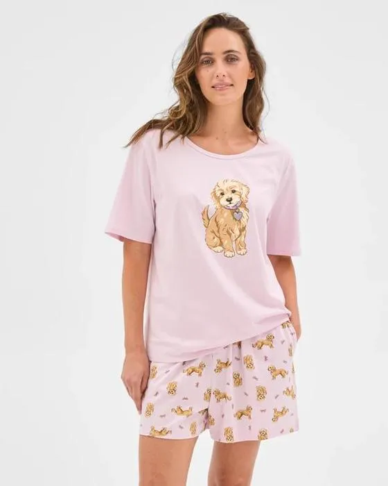 Cible Femme Australien Cotton Jersey Boxer Sleep Short