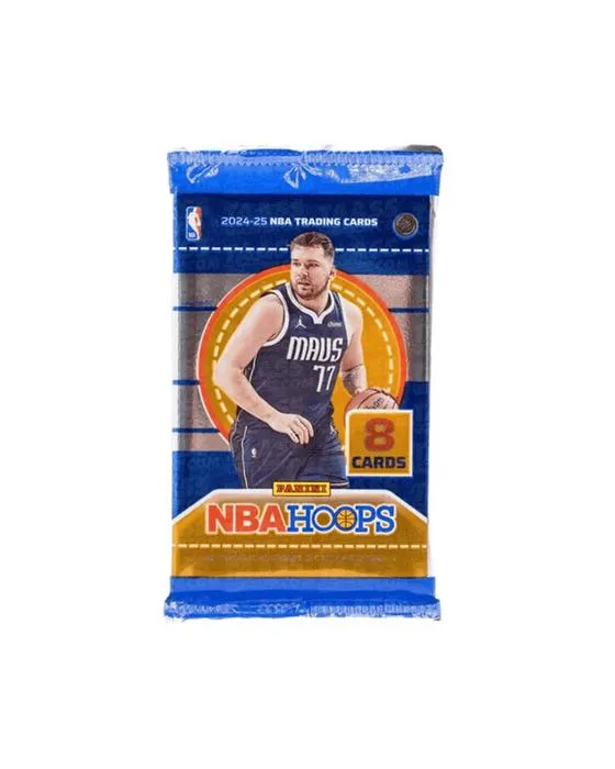 8 Pack Panini NBA Hoops 2024-25 NBA Trading Cards