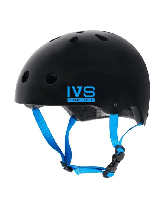 Casque de skate IVS - Grand, Noir et Bleu