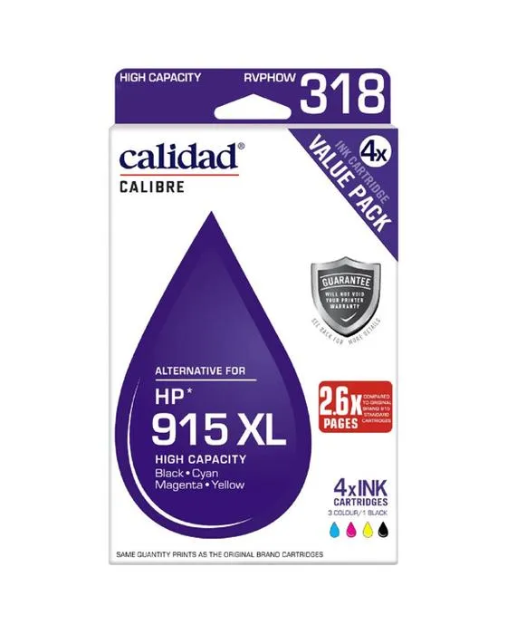 Calidad HP 915XL 4 Pack