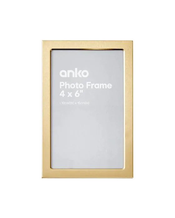 Cadre photo 6po x 4po - Look Gold Matte