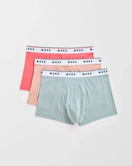 Maxx Australian Cotton 3 Pack Hipster Trunks